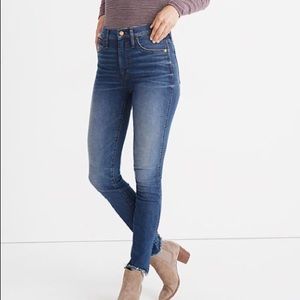 Madewell hi rise skinny jeans